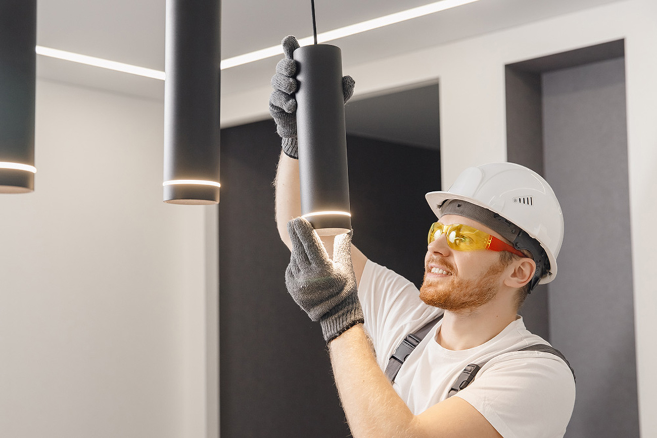 Innen­beleuchtung bei C.O.Elektrotechnik in Künzell